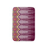幾何伝統的民族模様 バスマット (正面縦)