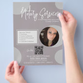 幾何公証人サービススクリプトQRコード チラシ (手)