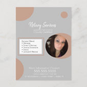 幾何公証人サービスフォトフライヤー ポストカード (正面)