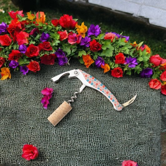 幾何六角シェイプ ソムリエナイフ