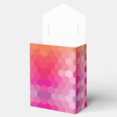 幾何六角シェイプ(ピンクと黄色のグラデーション) フェイバーボックス (オープン)