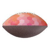 幾何六角シェイプ（ピンク色） アメリカンフットボール (回転90)