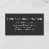 幾何六角 名刺 (裏面)