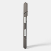 幾何円銀モダン(任意のイニシャル) Case-Mate iPhoneケース (裏面 / 右)