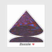 幾何円錐 シール (シート)