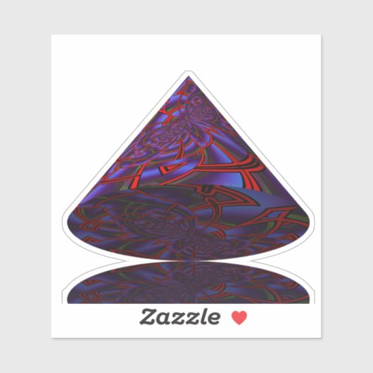 幾何円錐 シール (シート)