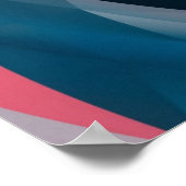 幾何写真幾何学的アートデザイン ポスター (角)