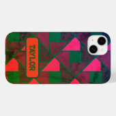 幾何動揺してグランジギフト電話/iPadケース Case-Mate iPhoneケース (裏面 (横))