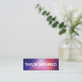 幾何勾配名刺 スキニー名刺 (スタンド正面)