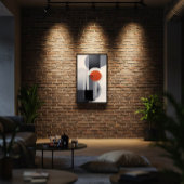 幾何勾配 ポスター