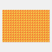 幾何包モダン装紙の組み合わせ ラッピングペーパーシート (正面2)