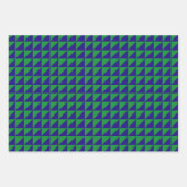 幾何包モダン装紙の組み合わせ ラッピングペーパーシート (正面)