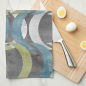 幾何反復I キッチンタオル (四つ折り)