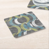 幾何反復I スクエアペーパーコースター (アングル)