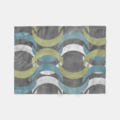 幾何反復I フリースブランケット (正面(横))