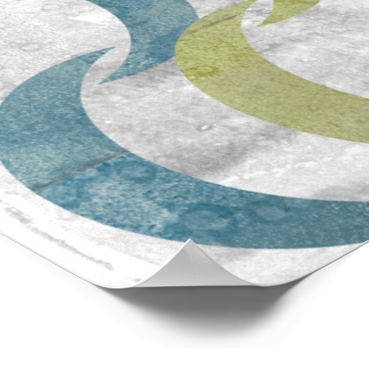 幾何反復III ポスター (角)