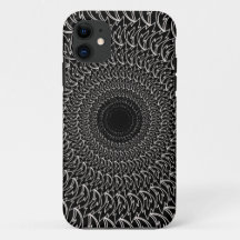 幾何同心パターン波の花びら