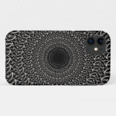 幾何同心パターン波の花びら Case-Mate iPhoneケース (裏面(横))