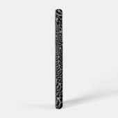 幾何同心パターン波の花びら SAMSUNG GALAXYケース (右側面)