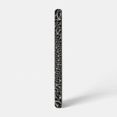 幾何同心パターン波の花びら SAMSUNG GALAXYケース (左側面)