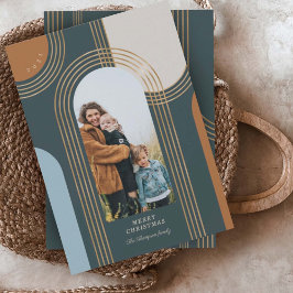 幾何同心モダン金アーチ1写真 シーズンカード