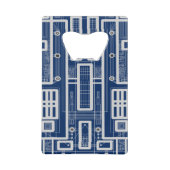 幾何回路基板 クレジットカード栓抜き (正面)