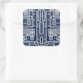 幾何回路基板 スクエアシール (バッグ)