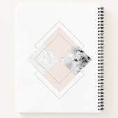 幾何大理石デザイン ノートブック (裏面)