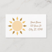 幾何太陽円Thunder_Cove  名刺 (正面)