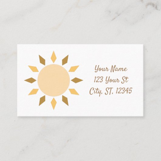 幾何太陽円Thunder_Cove 名刺 (正面)