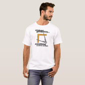 幾何学がなければ全てが真っ直ぐになるだろう Tシャツ (正面フル)