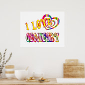 幾何学が大好き ポスター (キッチン)