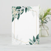 幾何学と花 招待状 (スタンド正面)