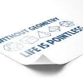 幾何学のない生活は無意味だ フォトプリント (角)