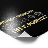 幾何学のない生活は無意味だ フォトプリント (角)