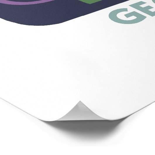 幾何学のない生活は無意味だ ポスター (角)