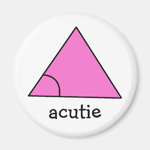 幾何学の数学の教師のギフトの三角形激しいAcutie マグネット