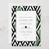 幾何学ジャングル結婚ズ 招待状 (正面)