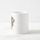 幾何学ゾウ コーヒーマグカップ (中央)