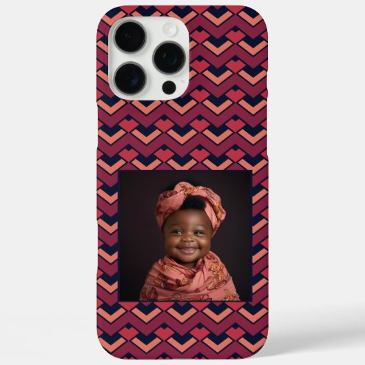 幾何学デザインのオシャレな彼女へのギフト Case-Mate iPhoneケース (裏面)
