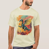 幾何学ドラゴン Tシャツ (正面)