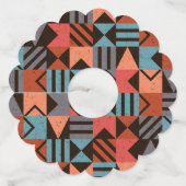 幾何学パターン28 ワイングラスタグ (裏面)