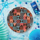 幾何学パターン 28 ペーパープレート (パーティー)