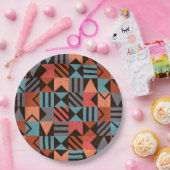 幾何学パターン 28 ペーパープレート (パーティー)