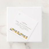 幾何学パーソナライズされた的な贈り物にかわいい フェイバータグ (インサイチュ)