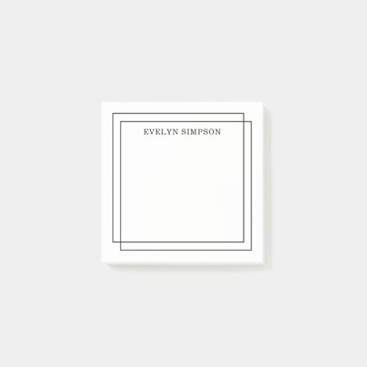 幾何学モダン的シンプル ポストイット (正面)