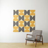 幾何学中世紀のモダンスタイルパターン。 タペストリー (インサイチュ(横))