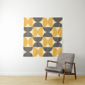 幾何学中世紀のモダンスタイルパターン。 タペストリー (インサイチュ)