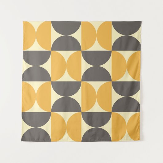 幾何学中世紀のモダンスタイルパターン。 タペストリー (正面)