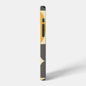 幾何学中世紀のモダンスタイルパターン。 iPhoneケース (左側面)